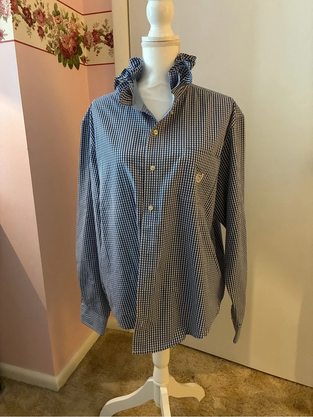 Re-worked up -cycled “Girly” shirt - Picture 2 of 6